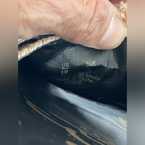 Sam Edelman Women’s Slip on Sandals Bow Tie Blue/Beige  Sz 6 - Picture 5 of 6